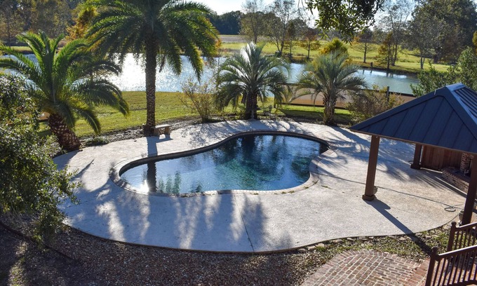 Youngsville Other | Youngsville Retreat- pool, private pond, outdoor fireplace
