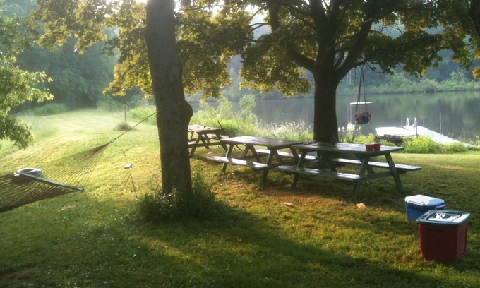 Findley Lake House | Your country getaway with trails and a pond