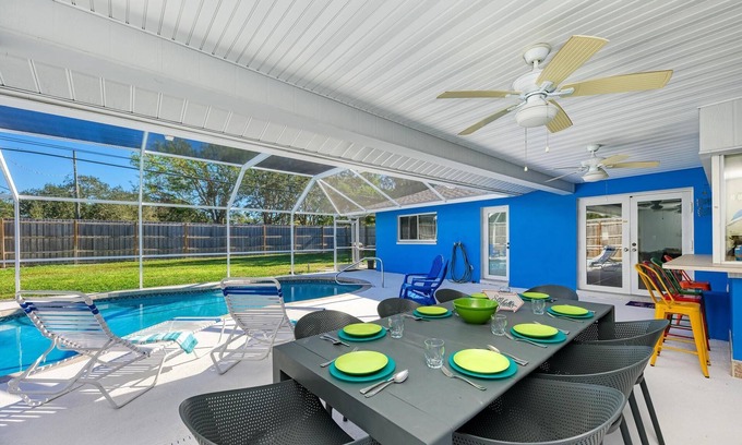 Sarasota Springs House | Your Dream Pool Home in Sarasota - #1 Siesta Key Beach a short drive
