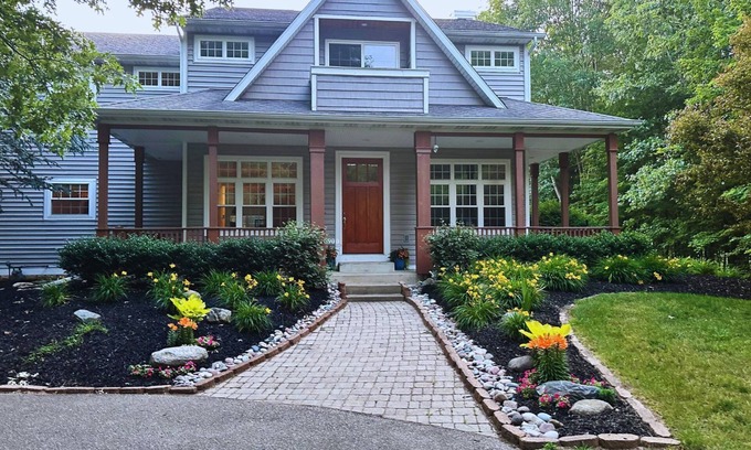 Port Sheldon House | Your getaway starts at Frontier House — near beaches, trails, pickleball & golf