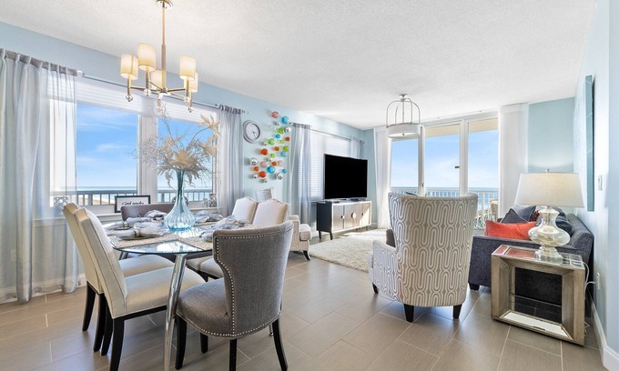 Navarre Beach Condo | "Your Happy Place"nOceanfront white sand beach views at luxury condo in Navarre