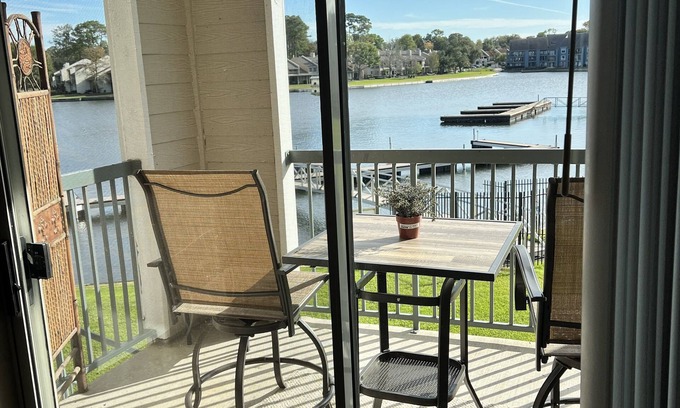 Walden on Lake Conroe Condo | Your Lake Escape. The Point Condos with easy access to boat docks and pools.