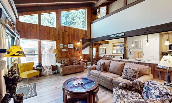 South Lake Tahoe House | Your next vacation getaway is less than 200 steps to a private beach on the lake