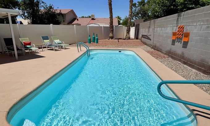 Mesquite House | Your Place in the Sun! Quiet House, Heated Private Pool, Hot Tub