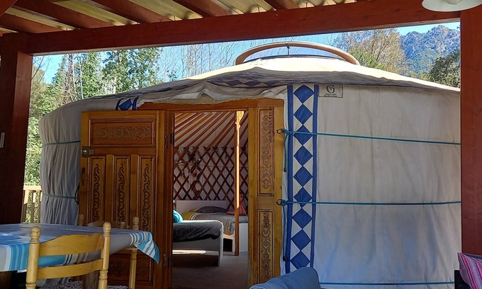 Carbuccia Cabin | Yourte Confort au Calme Avec Piscine