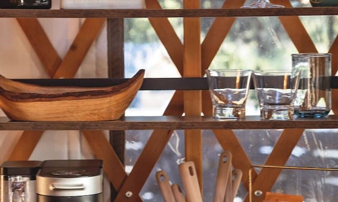 Dripping Springs RV Rental | Yurt 2 · Yurt In The Trees #2, Elevated Yurt w/Lux Bathroom