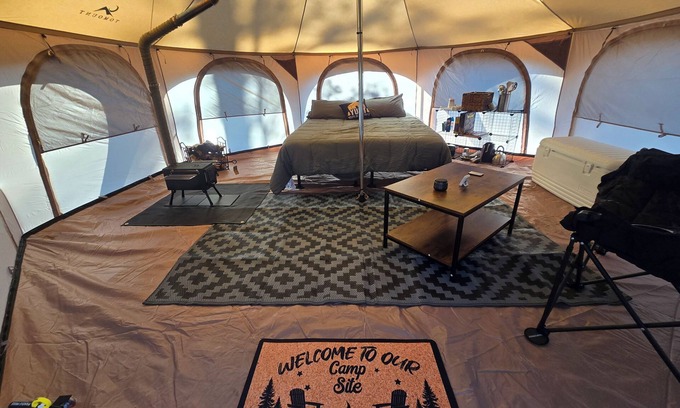 Moon RV Rental | Yurt Campsite @ Blanchard Farm Site 2