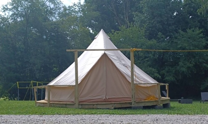Suches RV Rental | Yurt - The Corbin (first on the left)