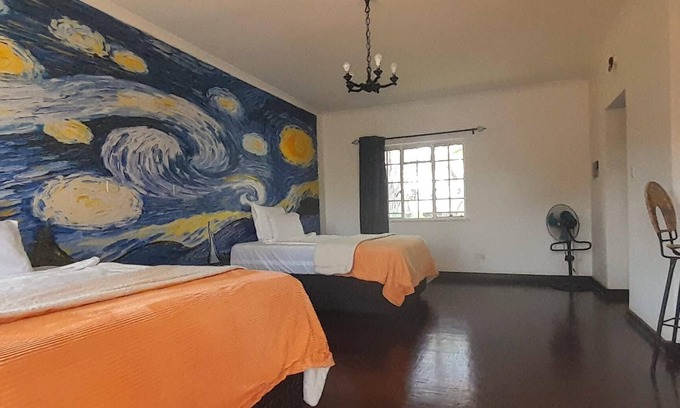 Chinhoyi Bed & Breakfast | Zebras Dazzle B&B | Van Gogh twin-room