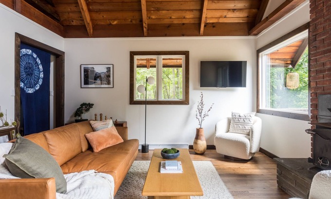 Denver Cabin | Zen Japanese Catskills Cabin, w/Firepit, Fireplace, Tatami, Mtn Views, Hiking
