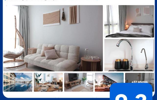 Kuching Apartment | Zen Retreat - Emporium DeLofts - 2 Bedroom 5 Pax