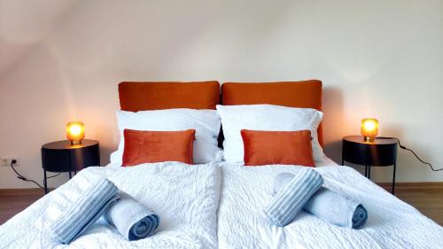 Bad Schmiedeberg Apartment | Zentral und ruhig mit Küche, gemütliches Bett