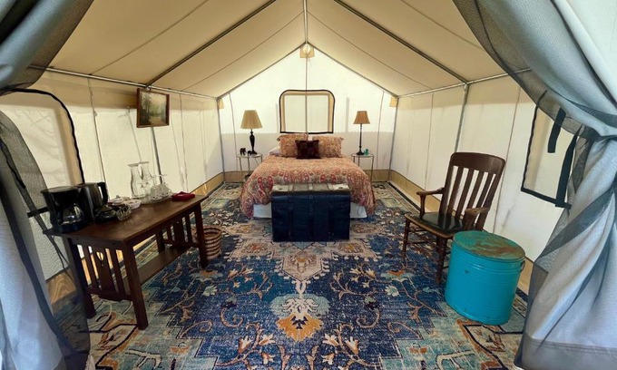 Lazear Other | Zinnia Glamping Tent at Zenzen Gardens