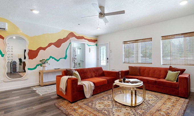 Hildale Apartment | Zion Retreat: 3BR/2BA Full of Amenities: Pool, Hot Tub, Sauna, Outdoor Theater