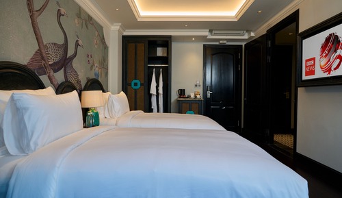 Deluxe Double or Twin Room, Balcony, Pool View