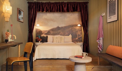 Romantic Double Room, 1 Queen Bed, Patio