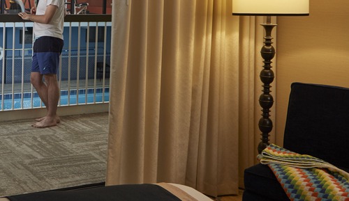 Standard Room, 2 Queen Beds, Refrigerator, Poolside