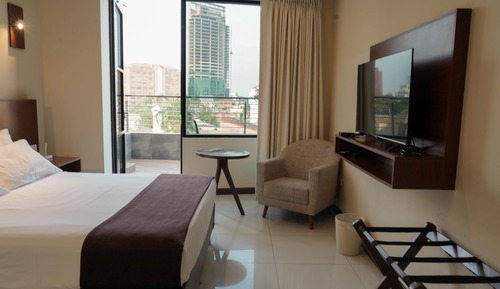 Deluxe Double Room, Balcony, City View