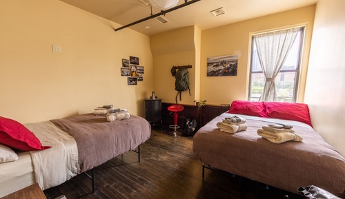 Classic Double Room, 2 Double Beds, City View