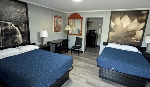 Double Room, 2 Double Beds, Non Smoking