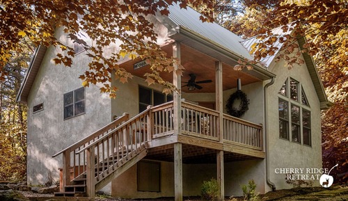 Luxury Cabin, 1 King Bed, Hot Tub