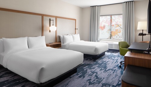 Standard Room, 2 Queen Beds (Mobility Accessible, Tub)