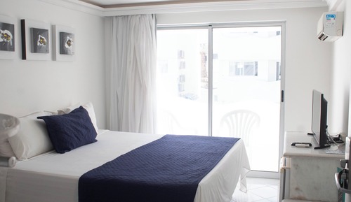Standard Com Varanda Cama Marmore