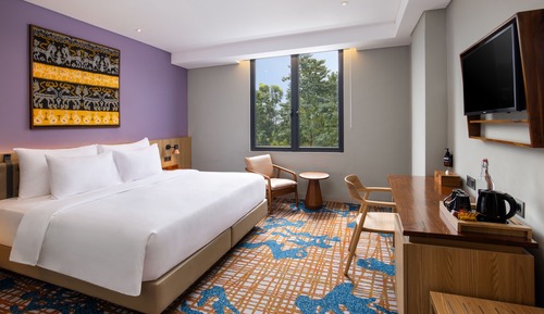 Grand Double Room, 1 Queen Bed, Pool View