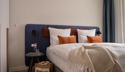 Apartment mit 1 Schlafzimmer und seitlichem Meerblick