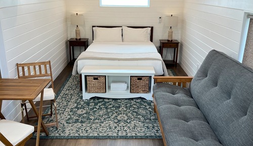Deluxe Cabin, Multiple Beds, Patio, Garden View