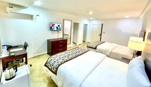 Deluxe Double or Twin Room, 2 Double Beds, Courtyard View