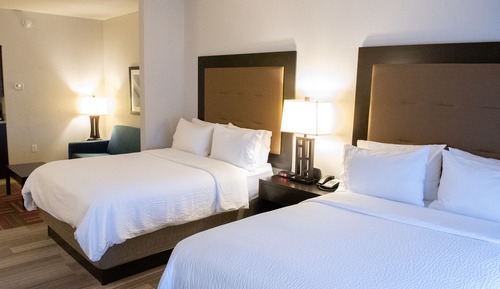 Suite, 2 Queen Beds, Accessible Bathtub (Communications, Mobility)