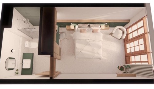 Garden, 1 Queen Bed