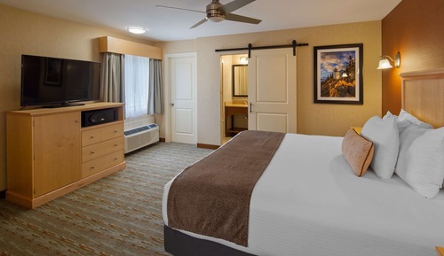 Standard Room, 1 King Bed, Non Smoking, Refrigerator & Microwave