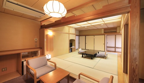 Japanese-style room 12 tatami private hot spring bath, Non Smoking
