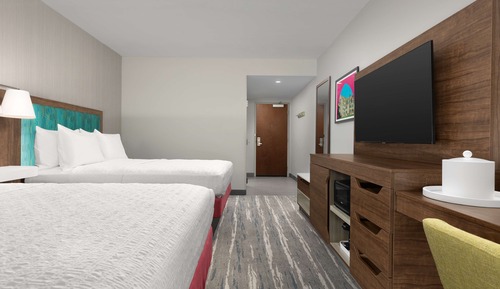 Room, 2 Queen Beds, Refrigerator & Microwave