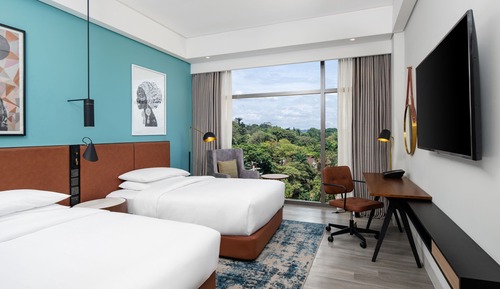 Standard Room, 2 Twin Beds, Non Smoking, City View