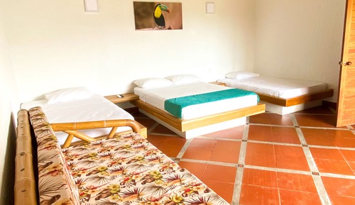 Family Room, Multiple Beds, Garden View