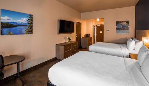 Standard Room, 2 Queen Beds, Refrigerator & Microwave