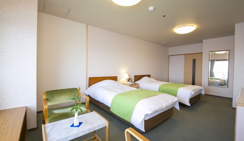 Traditional Twin Room, Non Smoking (Sanjokan Standard Western)
