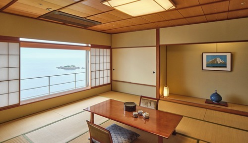 Traditional Room, Non Smoking, Ocean View (Sanjokan Suite with open-air bath)