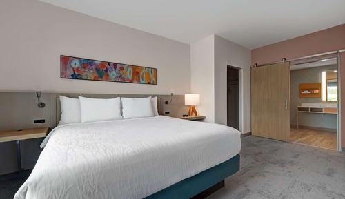 Suite, 1 King Bed, Accessible, Bathtub (Mobility & Hearing)