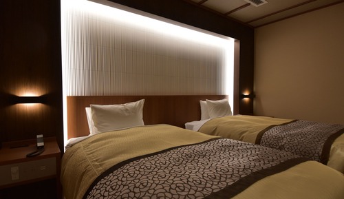 404 Suite Japanese and Twin Bed Room with Silver Open-air Hot Springs, Non Smoking