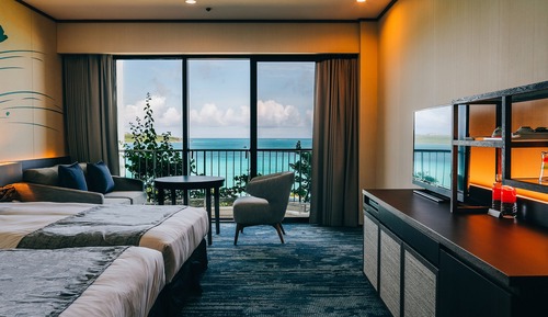 Ocean Wing Deluxe Twin, Non Smoking, Ocean View