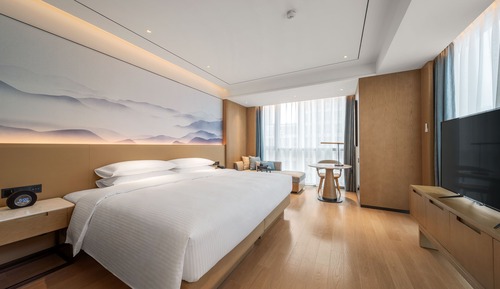 Room, 1 King Bed, Smoking, City View
