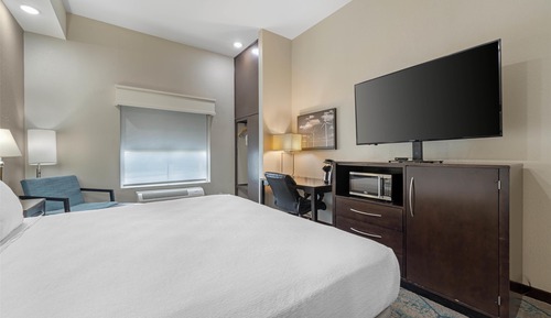 Standard Room, 1 King Bed, Accessible, Refrigerator & Microwave