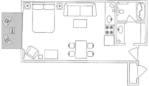 Studio, 1 Queen Bed with Sofa bed, Golf View