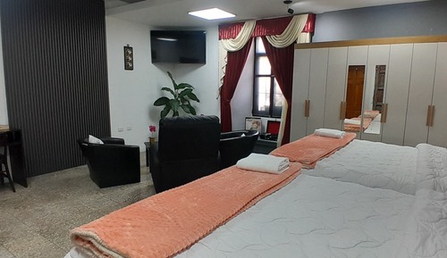 Family Twin Room, 1 Bedroom, Accessible Bathtub, City View