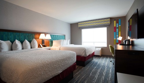 Room, 2 Queen Beds, Refrigerator & Microwave