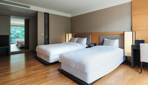 [Never-Ending Garden Pool] Deluxe Twin Room + Pool Access for 2